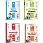 Editör Yayınları 7. Sınıf Süreç Odaklı Fen Bilimleri - Matematik - Sosyal Bilgiler - Türkçe Soru Bankası