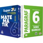 Editör Yayınları Örnek Akademi 6. Sınıf Süper Ikili Matematik ve Editör Paragraf Mantık Muhakeme Soru Bankası Seti 2 Kitap
