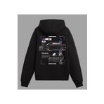 Edizen BMW M3 E30 Hoodie Unisex Oversize %100 Pamuk Siyah Kapüşonlu Sweatshirt