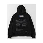 Edizen Unisex Oversize Bmw M5 2025 Premium %100 Pamuk Kapşonlu Sweatshirt