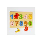 edk zeka Ahşap Eğitici Rakamlarr Bultak Puzzle Çocuk Oyuncağı