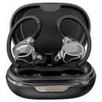 EDKKIE Kablosuz Bluetooth kulaklık, gürültü önleme, küçük kulaklar için, mikrofonlu koşu kulaklığı, IPX7 su geçirmez, kablosuz kulaklık, spor ve egzersiz için