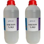 Edlab Saf Aseton % 99.9 2 Litre SERTİFİKALI - Şeffaf