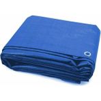 Edoplast 5X10 Metre Mavi Ebatlı Branda Çadır Gölgelik Su Geçirmez Tente Havuz Otomobil Kamyon Inşaat Depo Yağmurluk