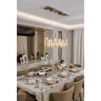 Edora Home 3'lü Mat Gold Sunum Seti 8 Adet Supla Peçetelik Nihale - 3'lü Set