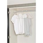 Edora Home Bej 5 Li Üçgen Tişört, Elbise, Gömlek, Mayo Askısı, Şık Tasarım Mağaza Store Askısı-Metal Paslanmaz - Beyaz