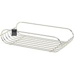 Edorahome Silver Oval Köşeli Sabunluk /Düzenleyici / Şampuanlık / Metal /Paslanmaz/Askı / Banyo Aksesuarı