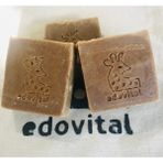 Edovital Siyah Sarımsaklı Soğuk Işlem Doğal Sabun - Kahverengi