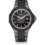 Edox Delfin 53021-37GNM-NDR Kol Saati - Siyah