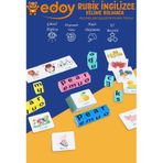 Edoy Küçük Yaş Gelişim İngilizce Kelime Bulmaca El Becerisi Görsel Zeka Geliştirici Sabır Küpü Eğitici Kutu Oyunu