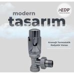 EDP 1/2 Kromajlı Termostatik Krom Vana