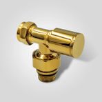 Edp Köşe Radyatör Havlupan Vanası Altın Gold Sarı 1/2"