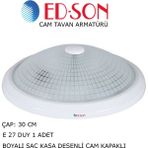 Edson Ed-Son Tavan Armatürü Cam Kapaklı 30 cm E27 Duy