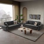 Edsy Home Armada 3+3 Koltuk Takımı Antrasit