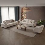 Edsy Home Armada 3+3+1 Koltuk Takımı Krem Antrasit
