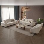 Edsy Home Armada 3+3+1+1 Koltuk Takımı - Krem