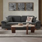 Edsy Home Armada Üçlü Koltuk Antrasit