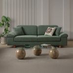 Edsy Home Armada Üçlü Koltuk - Yeşil