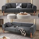 Edsy Home Armoni 3'lü Koltuk Takımı Antrasit