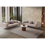 Edsy Home Galata 3+3 Koltuk Takımı Sütlü Kahve