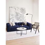 Edsy Home Mira 2 Modüler İkili Koltuk (Lacivert) Keten Kumaş