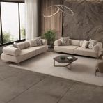 Edsy Home Mokka 3+3 Koltuk Takımı Krem Renk