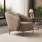 Edsy Home Mokka Berjer Kahverengi Tekli Koltuk