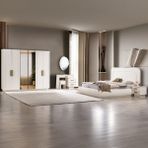 Edsy Home Nova Yatak Odası Takımı - Beyaz - 160x200
