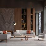 Edsy Home Rebul 3+3+1 Koltuk Takımı Antrasit
