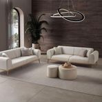 Edsy Home Rebull 3+3 Koltuk Takımı Krem