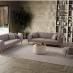Edsy Home Rebull 3+3+1 Koltuk Takımı Kahverengi