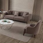 Edsy Home Regnar 3+1 Koltuk Takımı Kahverengi Antrasit