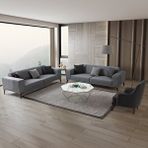 Edsy Home Regnar 3+3+1 Koltuk Takımı Gri Antrasit