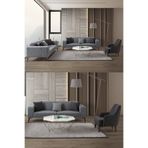 Edsy Home Regnar 3+3+1 Koltuk Takımı Gri