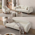 Edsy Home Regnum Koltuk Takımı 3+1 Krem