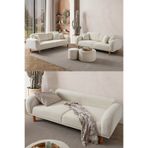 Edsy Home Regnum Koltuk Takımı 3+3 Krem Renk