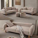 Edsy Home Regnum Koltuk Takımı 3+3 Krem