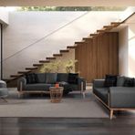 Edsy Home Riva 3+3+1 Koltuk Takımı Antrasit