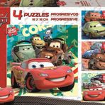 Educa 14942 Cars 2 4'lü Puzzle Seti