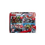 Educa 16331 Multi 4 Avengers Karton Çocuk Puzzle