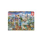 Educa 17670 1500 Parça Kuzey Amerika Sembolleri Puzzle