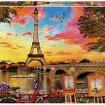 Educa 17675 3000 Parça Paris Günbatımı Puzzle