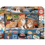 Educa 18065 Travelling Kittens 200 Parça Puzzle