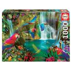 Educa 18457 1000 Parça Tropikal Papağanlar Puzzle
