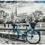 Educa 18482 Notre Dame'ın Önünde Bisiklet 500 Parça Yapboz Yetişkinler ve Çocuklar için 10yaş, Paris, Fransa