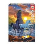 Educa 19025 1000 Parça Unicorns On The Beach Puzzle