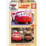 Educa 2X16 Parça Disney Cars (Arabalar) Erkek Çocuk Puzzle