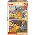 Educa Aslan Kral 2 X 25 Parça Ahşap Puzzle
