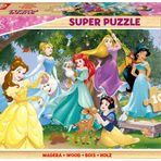Educa - Çocuklar 100 Parça Yapboz | Prenses Ahşap Disney Prensesleri (17628)