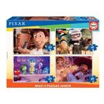 Educa Pixar Multi 4 20+40+60+80 Parça Puzzle